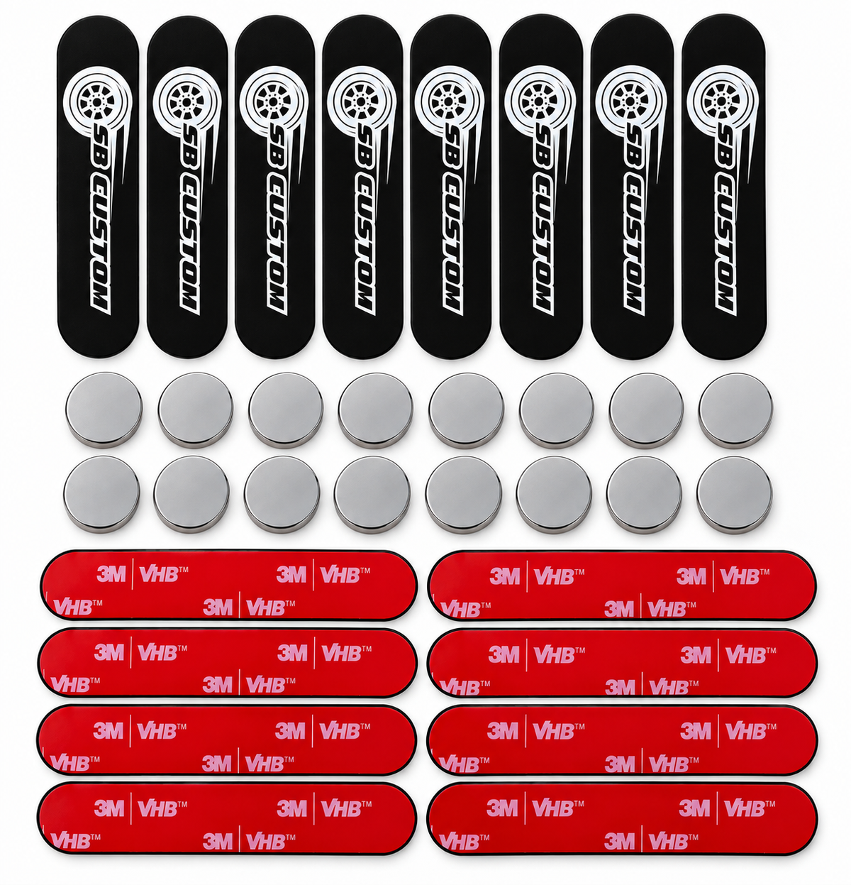 SB MAGNA Invisible Magnet Kit - 8 Piece Set